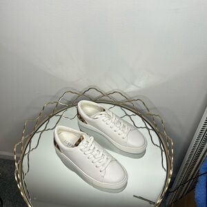 J crew white sneakers